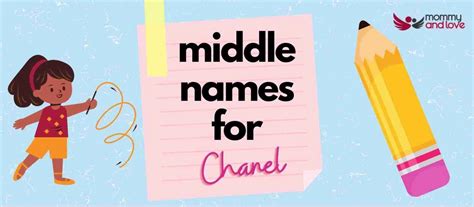 middle name for chanel|Middle Names for Chanel: Unique and Classic Names .